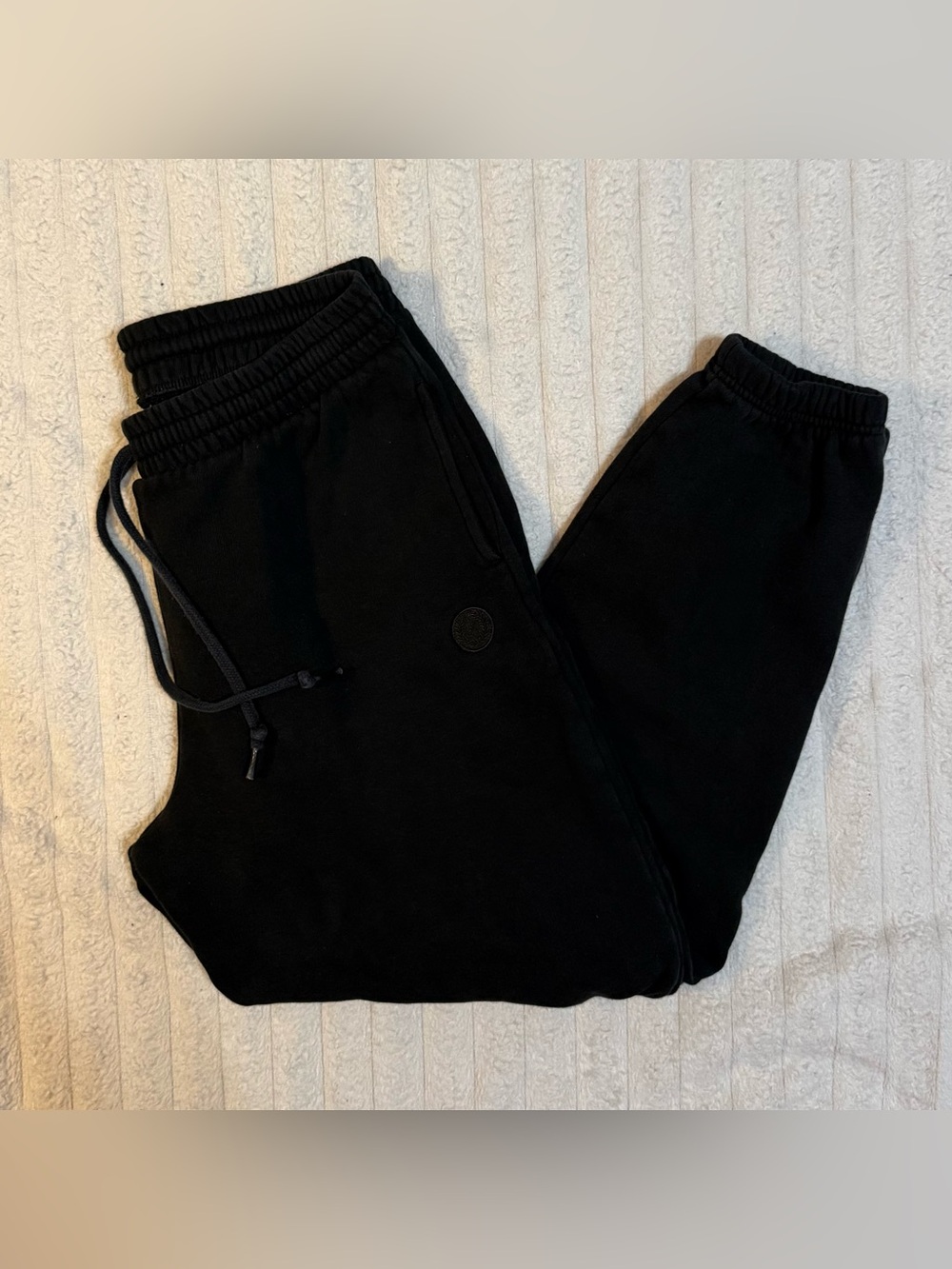 PINK Victoria’s Secret Black Jogger Sweatpants S